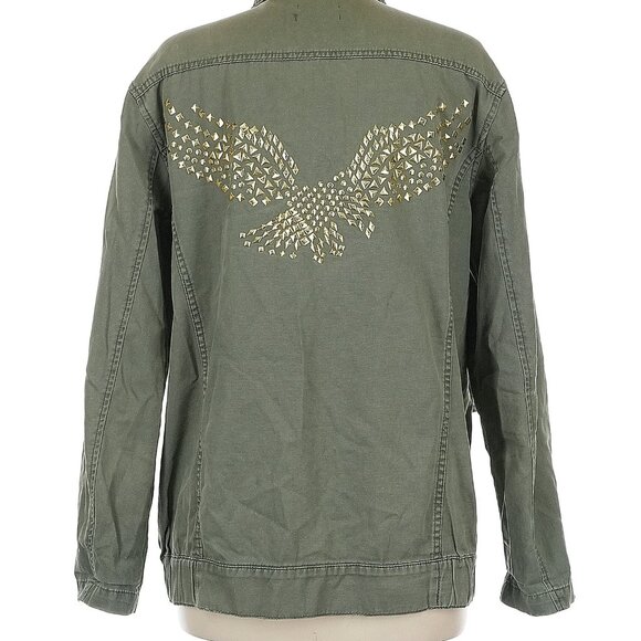 BDG Urban Outfitters Utility Jacket – Olive Green w/ Eagle Studs - Picture 1 of 5